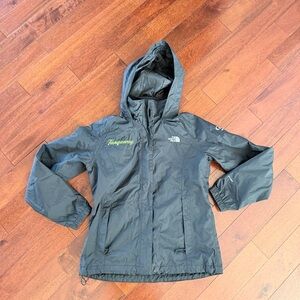 The North Face Women's DryVent Rain Jacket customized with a Tanqueray logo